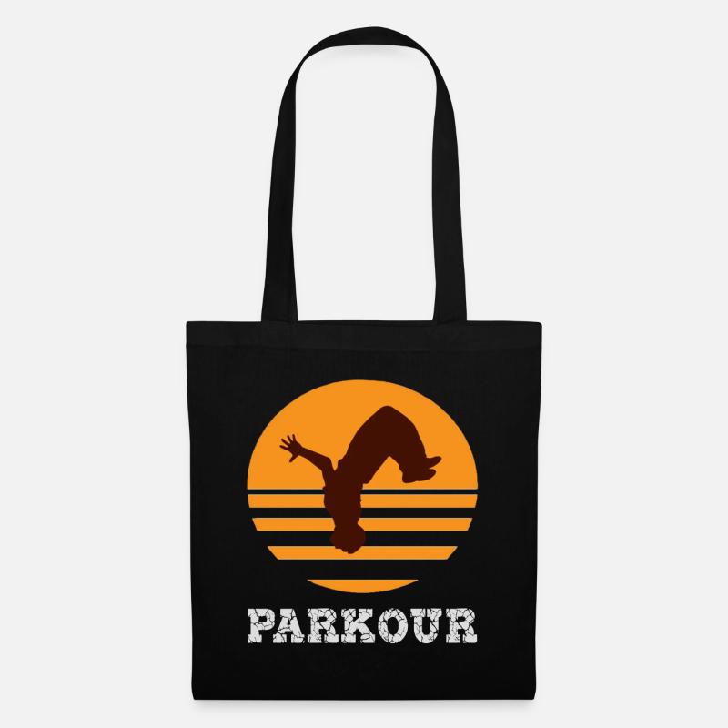 parkour - Stoffbeutel - Schwarz