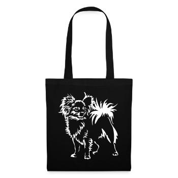 Chihuahua"Black Edition » - Sac en tissu - noir - Devant