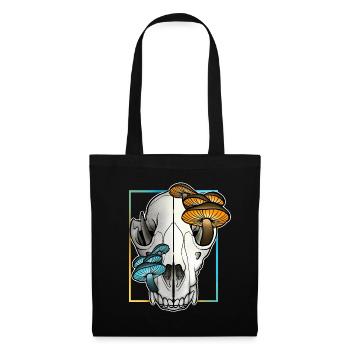 Crâne d’ours - Sac en tissu - noir - Devant