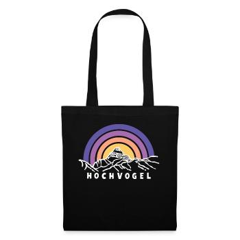 Hochvogel Berg Allgäu Bavière Randonnée Souvenir - Sac en tissu - noir - Devant