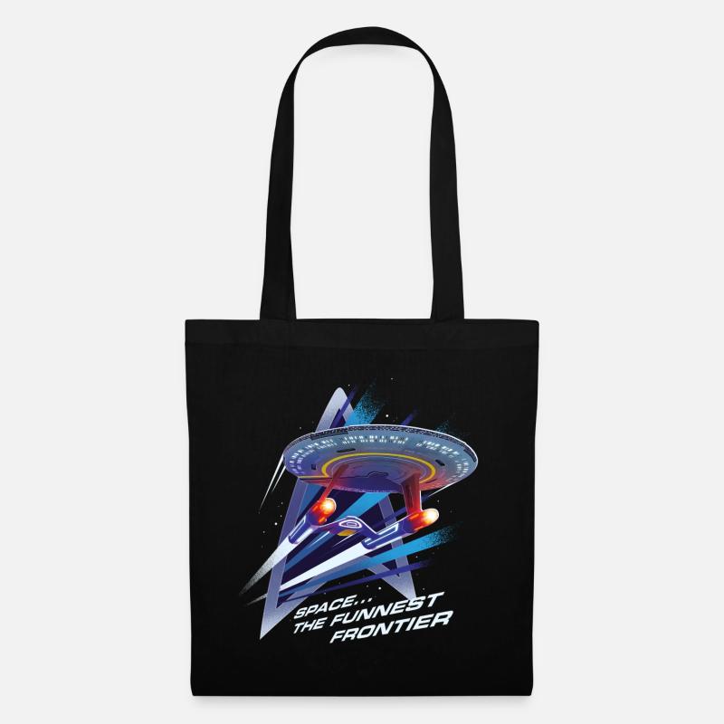 Star Trek Lower Decks Space… The Funniest Frontier - Tote Bag - black