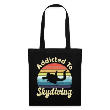 Skydiving Skydivers - Tote Bag - black - Front