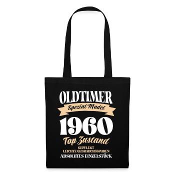 Oldtimer Spezial Model Gepflegt Top Jahrgang 1960 - Stoffbeutel - Schwarz - Vorne