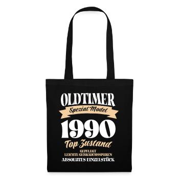 Oldtimer Spezial Model Gepflegt Top Jahrgang 1990 - Stoffbeutel - Schwarz - Vorne