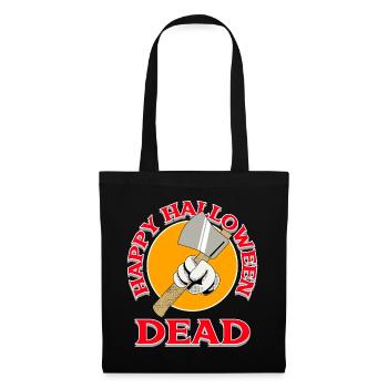 Halloween Axe with Dead Design - Tote Bag - black - Front