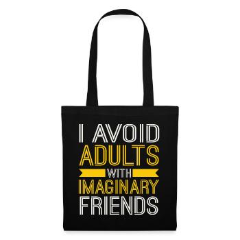 Chemises athées | Athéisme Cadeaux anti-religion - Sac en tissu - noir - Devant