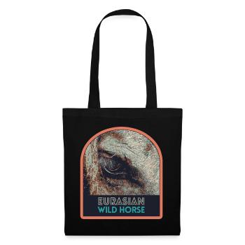 Horse Eye in Close-up – Expressive Art - Tote Bag - black - Front