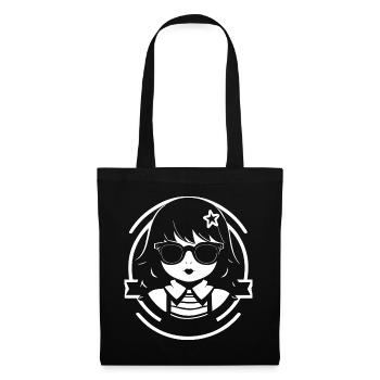 Cute Anime Girl Gothic Manga Fairytale Sunglasses - Tote Bag - black - Front