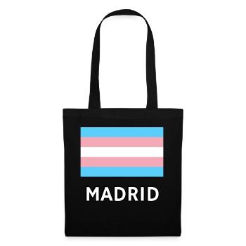 Trans Pride Flag Madrid - Tote Bag - black - Front