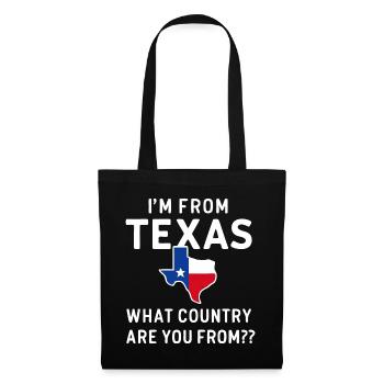 Texas State Texans Texas - Tote Bag - black - Front