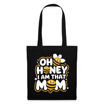 abeille abeille apicultrice abeille abeille - Sac en tissu - noir - Devant