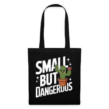 Cactus Cactus Plante du désert - Sac en tissu - noir - Devant