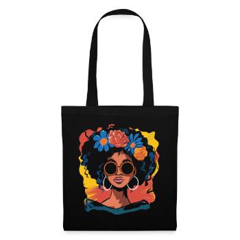 Afro-Américains Afrique - Sac en tissu - noir - Devant