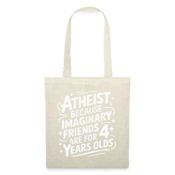 Athéisme, athée, anti-religion, agnostique - Sac en tissu - nature - Devant