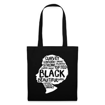 Black Woman - Tote Bag - black - Front