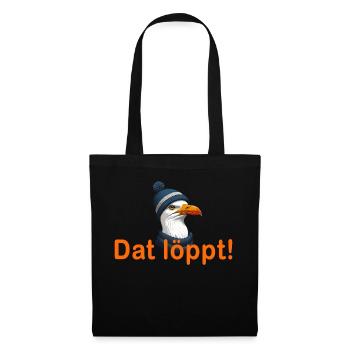 Dat löppt! - Tote Bag - black - Front