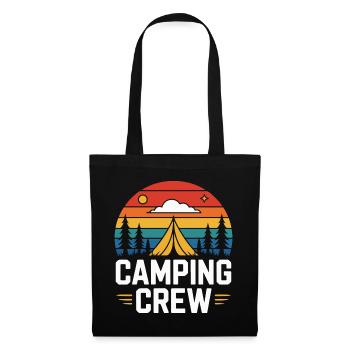Sunset Camping Zelt Camping Crew - Stoffbeutel - Schwarz - Vorne