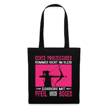Cadeaux de tir à l’arc Archer Tir à l’arc - Sac en tissu - noir - Devant