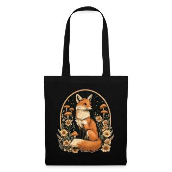 Fox Forest Mushrooms - Tote Bag - black - Front