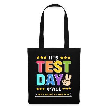 Examen d’enseignant - Sac en tissu - noir - Devant