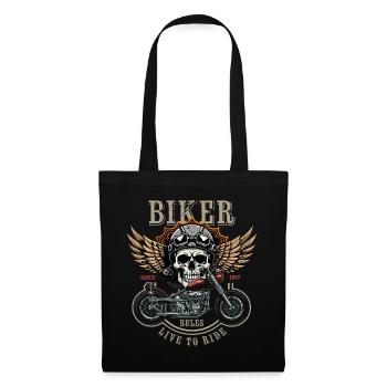 Biker Rules - Since 1997 - Live to Ride - Stoffbeutel - Schwarz - Vorne