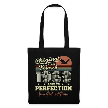 Anniversaire Mars 1969 - Sac en tissu - noir - Devant