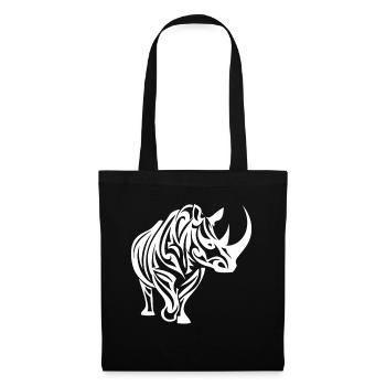 Zebra Line Art Tribal - Tote Bag - black - Front