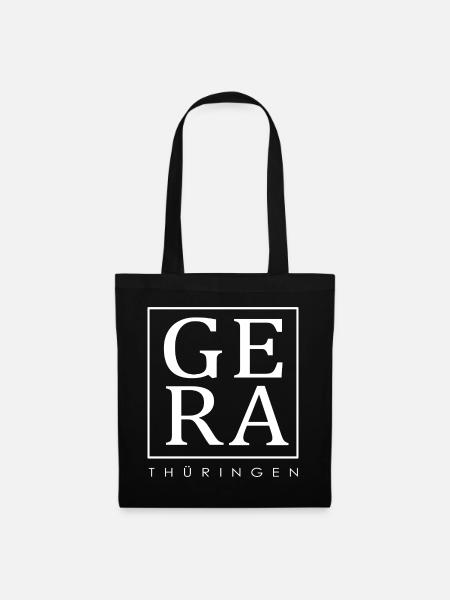 Gera - Thüringen - Stoffbeutel - Schwarz