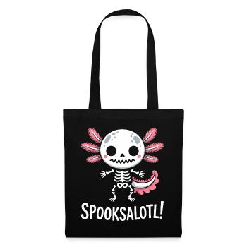 Spooksalot Skeleton Design - Tote Bag - black - Front