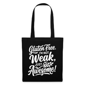 Gluten Free Weak Awesome Humor - Tote Bag - black - Front