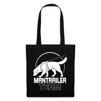 Golden Retriever Mantrailer Team Chiens de sport - Sac en tissu - noir - Devant