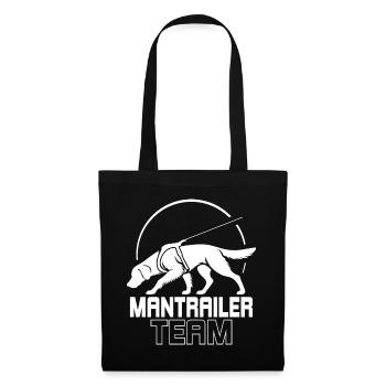 Golden Retriever Mantrailer Team Dog Sport Dogs - Tote Bag - black - Front