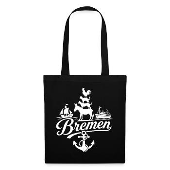 Bremen - Stoffbeutel - Schwarz - Vorne