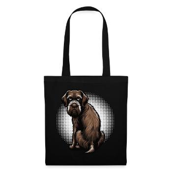 German Wirehaired German Wirehaired Owner - Tote Bag - black - Front