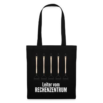 Rechenzentrum Programmieren - Stoffbeutel - Schwarz - Vorne