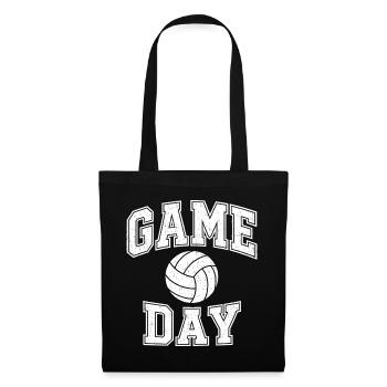 Game Day Volleyball - Stoffbeutel - Schwarz - Vorne
