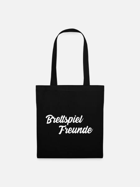 Brettspiel Freunde - Stoffbeutel - Schwarz