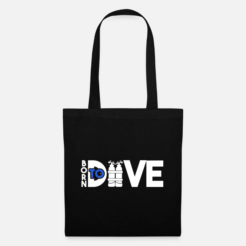 Dive Tauchen - Stoffbeutel - Schwarz