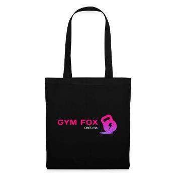 GYM FOX - Motivating Gym and Fitness Designs - Tote Bag - black - Front