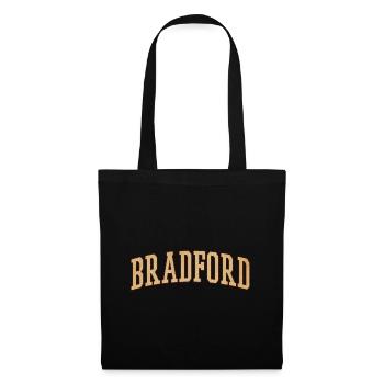 Police baptismale vintage Bradford - Sac en tissu - noir - Devant