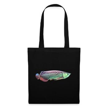 Asian Arowana Monster Fish Keeper - Tote Bag - black - Front