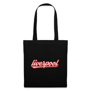 Liverpool Lettering Red Graphic Description: Gesc - Tote Bag - black - Front