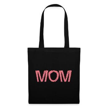 MUTTERTAG. SCHÖNEN MUTTERTAG. MAMA. ICH LIEBE DICH - Stoffbeutel - Schwarz - Vorne