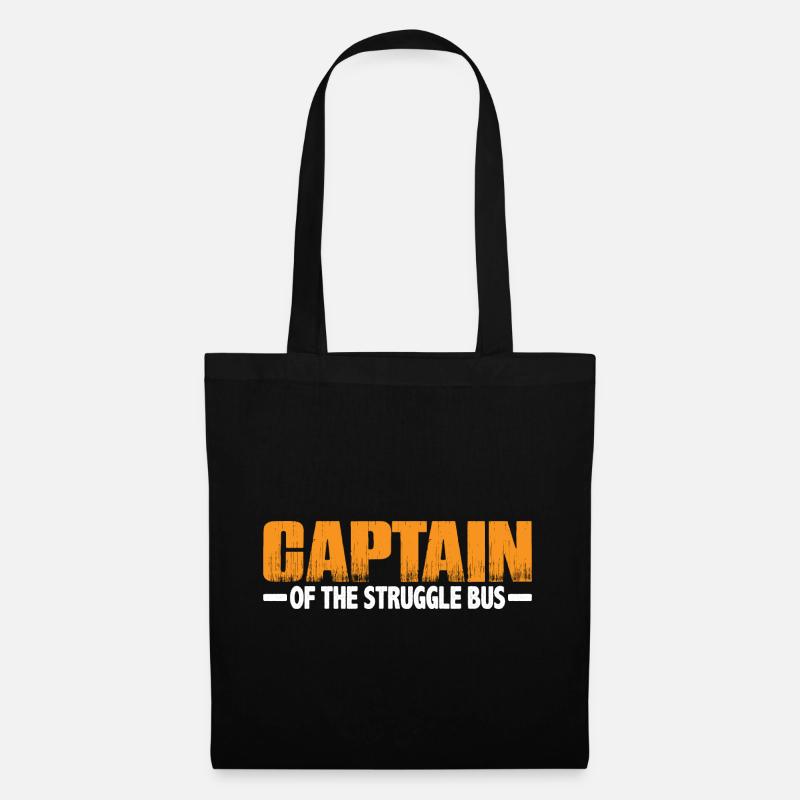 Captain Of The Struggle Bus 15 - Stoffbeutel - Schwarz