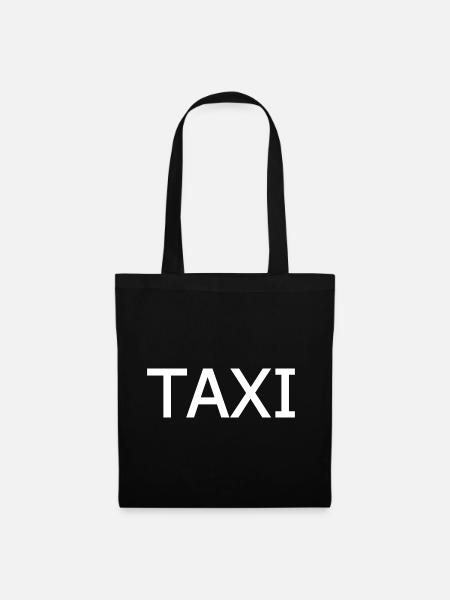 Taxi - Stoffbeutel - Schwarz