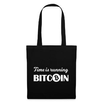 Time for Bitcoin - Tote Bag - black - Front