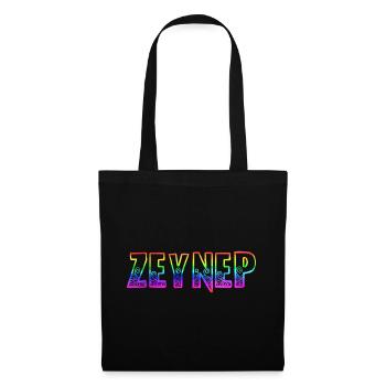 zeynep rs regenbogen - Stoffbeutel - Schwarz - Vorne