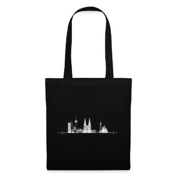 City Skyline Silhouette - Tote Bag - black - Front