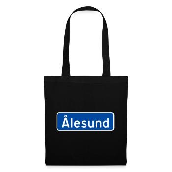 Ålesund - Sac en tissu - noir - Devant