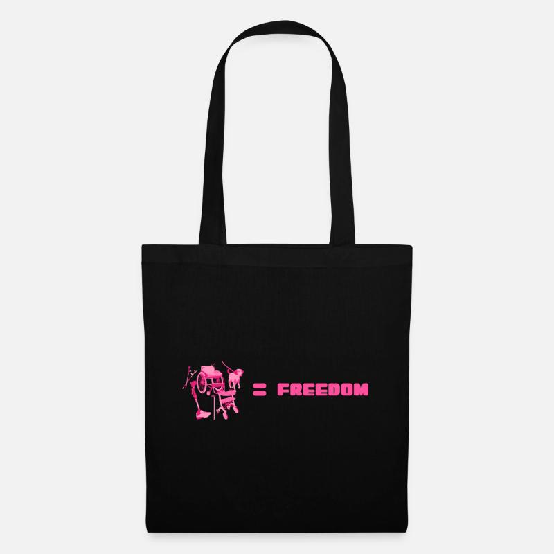 Mobility Aids = Freedom - Stoffbeutel - Schwarz